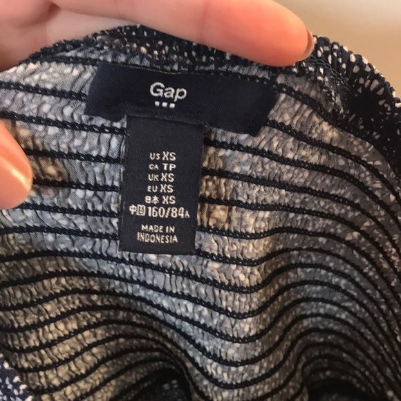 Blue maxi strapless dress - Picture 4 of 4